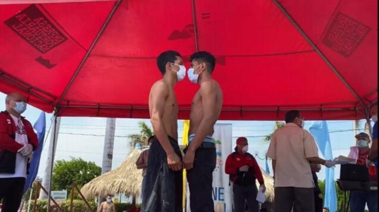 velada boxística en tiempo de covid19