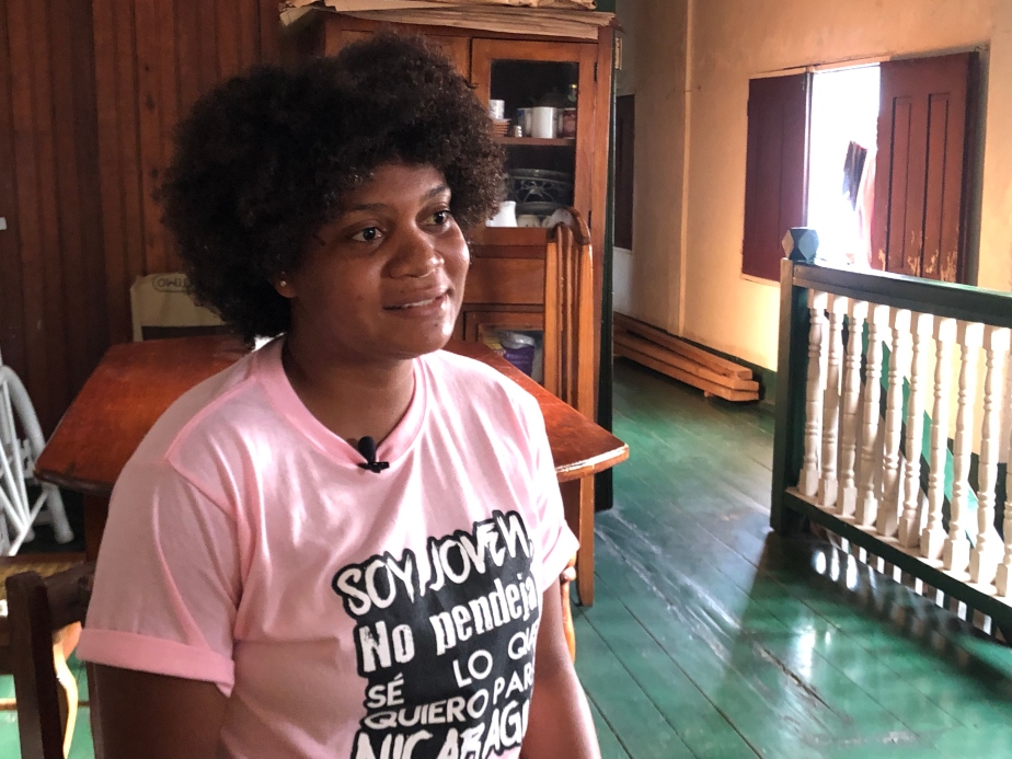 Princess durante la entrevista