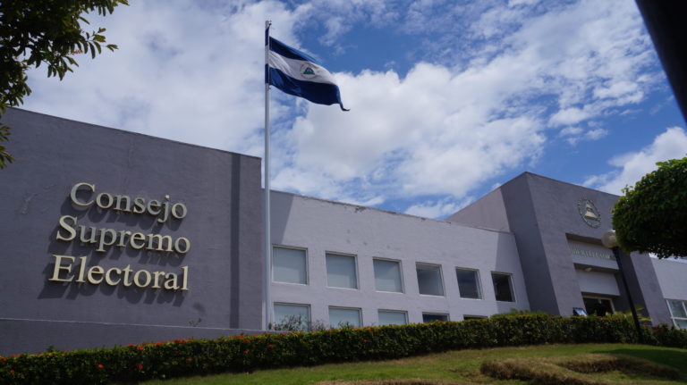 Consejo Supremo Electoral en Managua