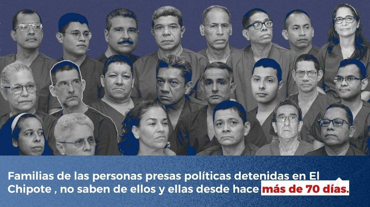 presos políticos Nicaragua