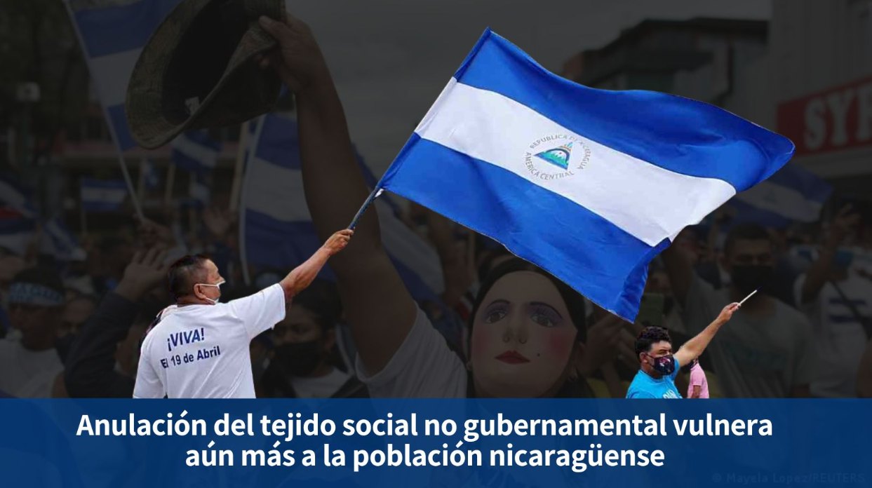 cancelación organizaciones en Nicaragua