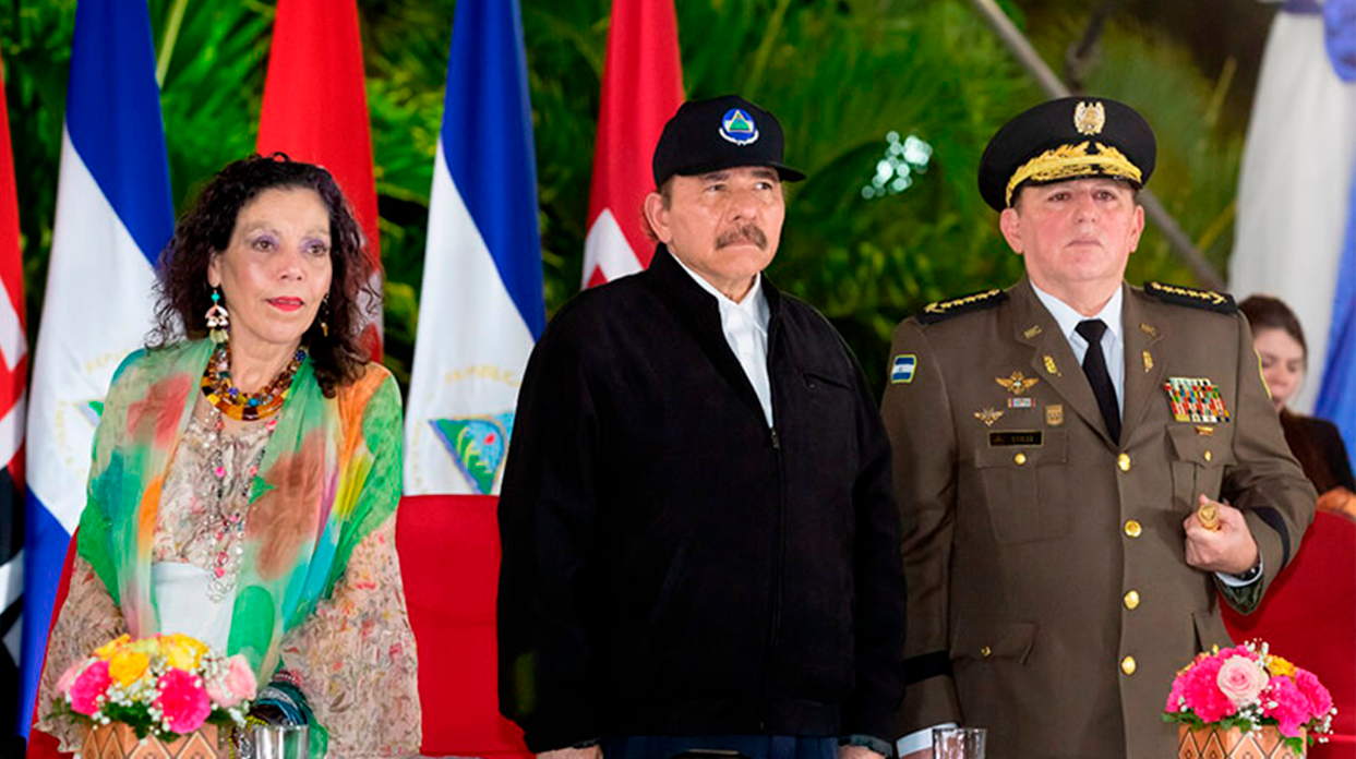 ejército de Nicaragua no ha sido sancionado
