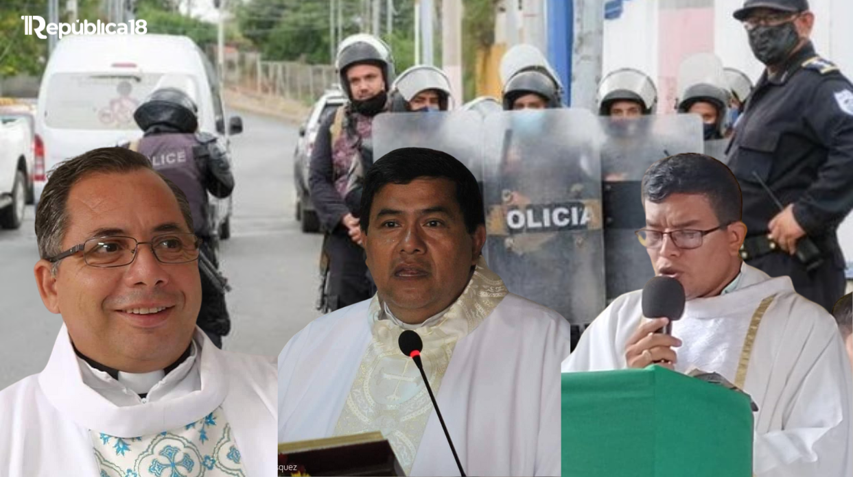 sacerdotes encarcelados en Nicaragua