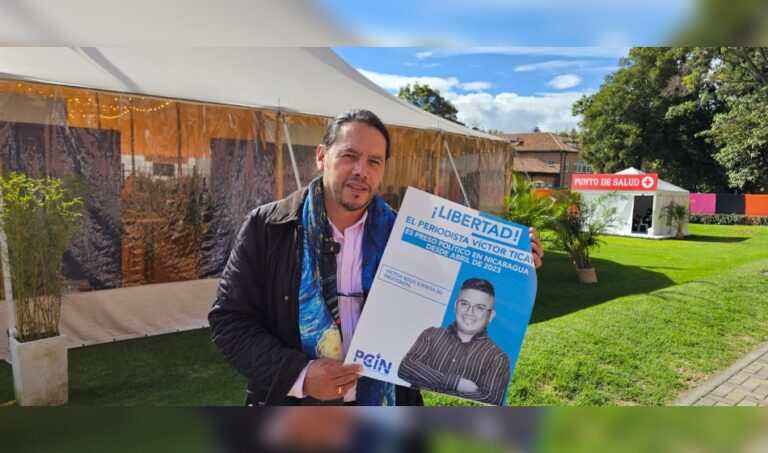Carlos Eduardo Huertas en el Festival Gabo.