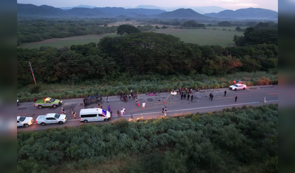 Accidente en Oaxaca, México.