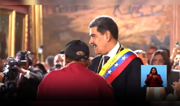 Daniel Ortega y Nicolás Maduro.
